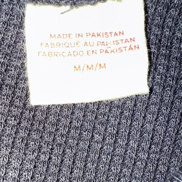 Levi’s Authentic Western Wear Long Sleeve Shirt Men’s M Black Waffle Knit Cactus - Picture 10 of 13